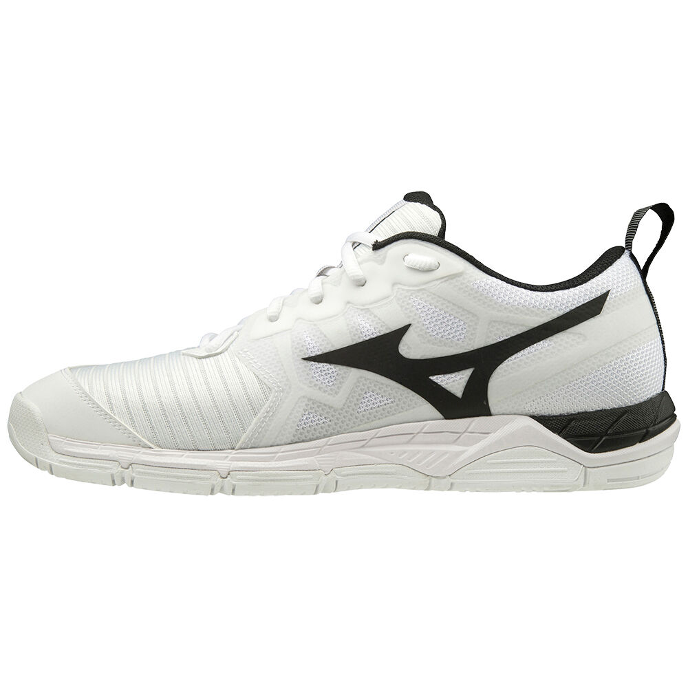 Mizuno Men's Wave Supersonic 2 Volleyball Shoes White/Black (V1GA204009-MKN)